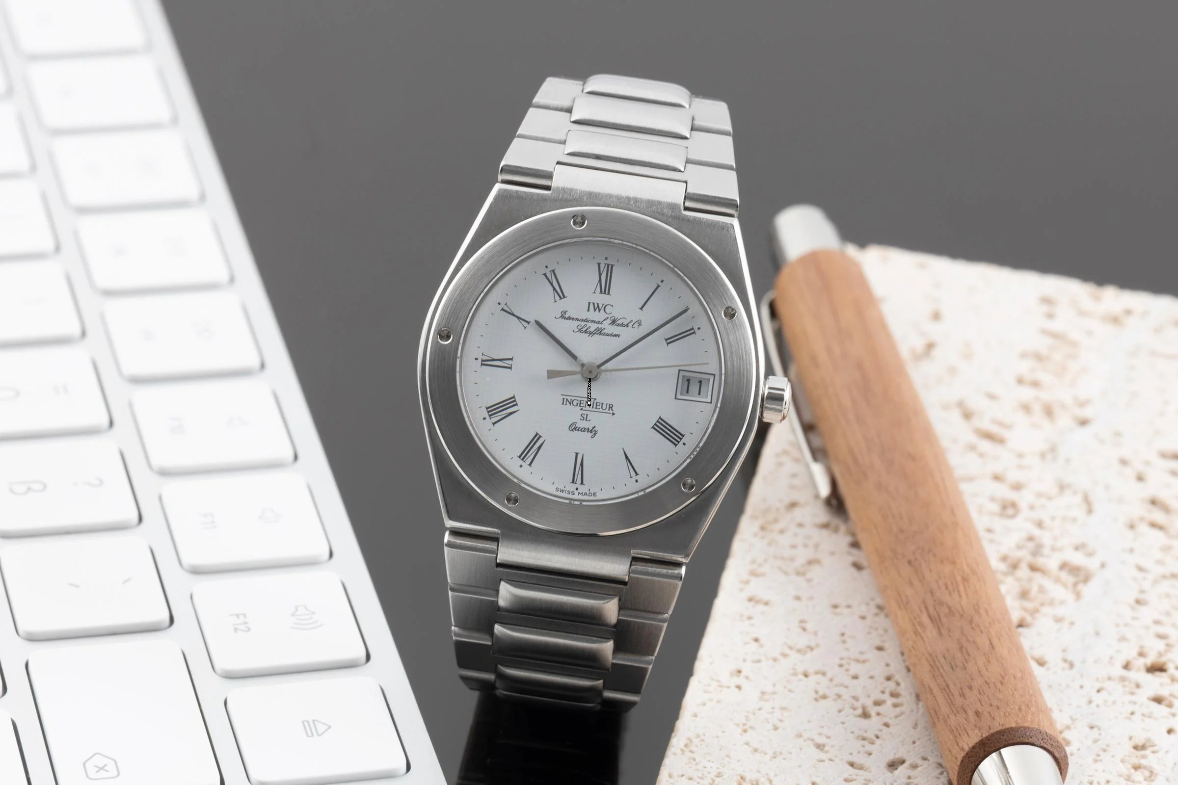 IWC Ingenieur Edelstahl Quarz Ref. IW3305 Klassiker
