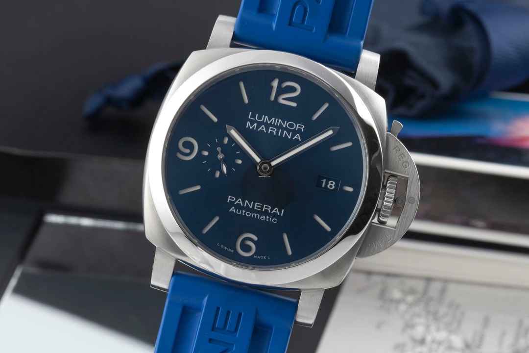 Panerai Luminor Marina Automatic Stahl Automatik Ref. PAM01313 B&P 2021 