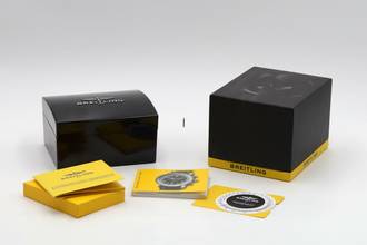 Thumbnail von Breitling Montbrillant Chronograph Stahl Automatik Herrenuhr Ref A41370 B&P 2010