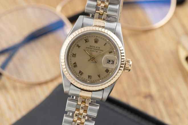  Rolex Lady-Datejust Stahl / Gold Automatik Damenuhr Ref 69173 Vintage Klassiker 