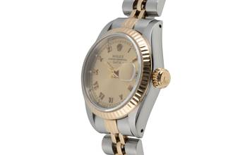 Thumbnail von Rolex Lady-Datejust Stahl / Gold Automatik Damenuhr Ref 69173 Vintage Klassiker