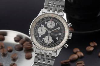 Thumbnail von Breitling Old Navitimer Chronograph Edelstahl Automatik Ref. A13322