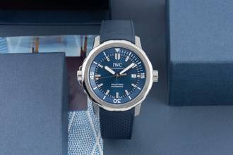 Thumbnail von IWC Aquatimer Automatic Edelstahl Blue Dial Automatik Herrenuhr Ref. IW328801