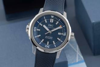 Thumbnail von IWC Aquatimer Automatic Edelstahl Blue Dial Automatik Herrenuhr Ref. IW328801