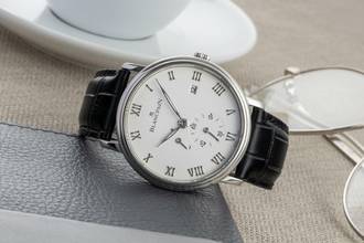 Thumbnail von Blancpain Villeret Ultraflach Ultraplate Stahl Handaufzug Ref. 6606-1127-55B