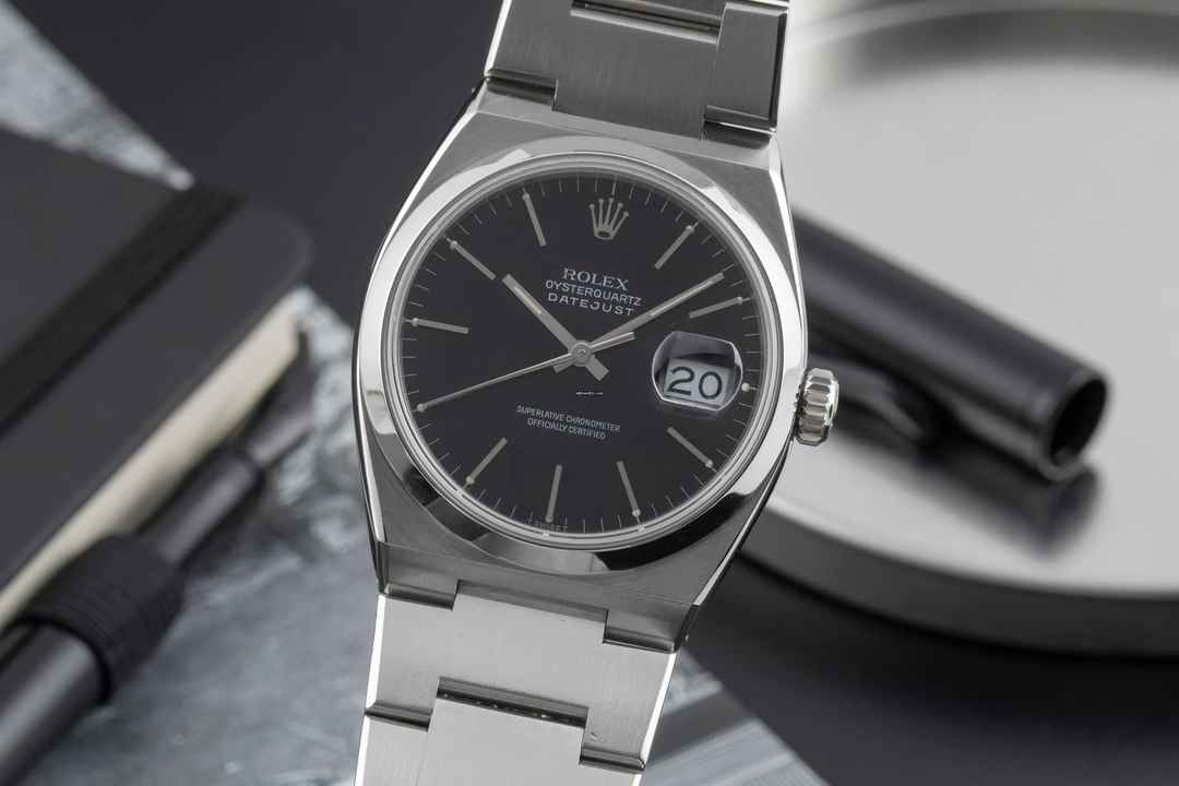  Rolex Datejust Oysterquartz 36 Edelstahl Herrenuhr Ref. 17000 Klassiker 