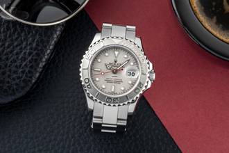 Thumbnail von Rolex Yacht-Master 29 Oyster Stahl / Platin Automatik Damenuhr Ref. 169622