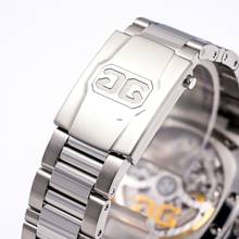 Thumbnail von Glashütte Original Seventies Chronograph Panoramadatum Chrono Panorama Discoblue – 1 of 100 – 1-37-02-20-02-70 – NEW – 22 Full Set