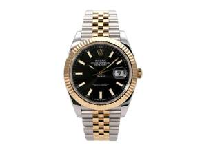 Thumbnail von Rolex Datejust 41 Edelstahl Gelbgold Ref. 126333 Schwarz Index Jubile-Band