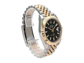 Thumbnail von Rolex Datejust 41 Edelstahl Gelbgold Ref. 126333 Schwarz Index Jubile-Band