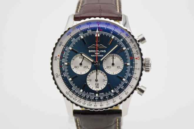  Breitling Navitimer 1 B01 Chronograph 46 LC100 Fullset mit Breitling Garantie bis 2028 