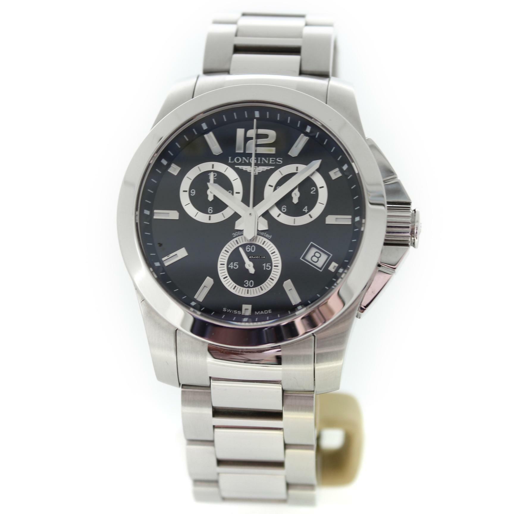  Longines Conquest Chronograph Full Set 