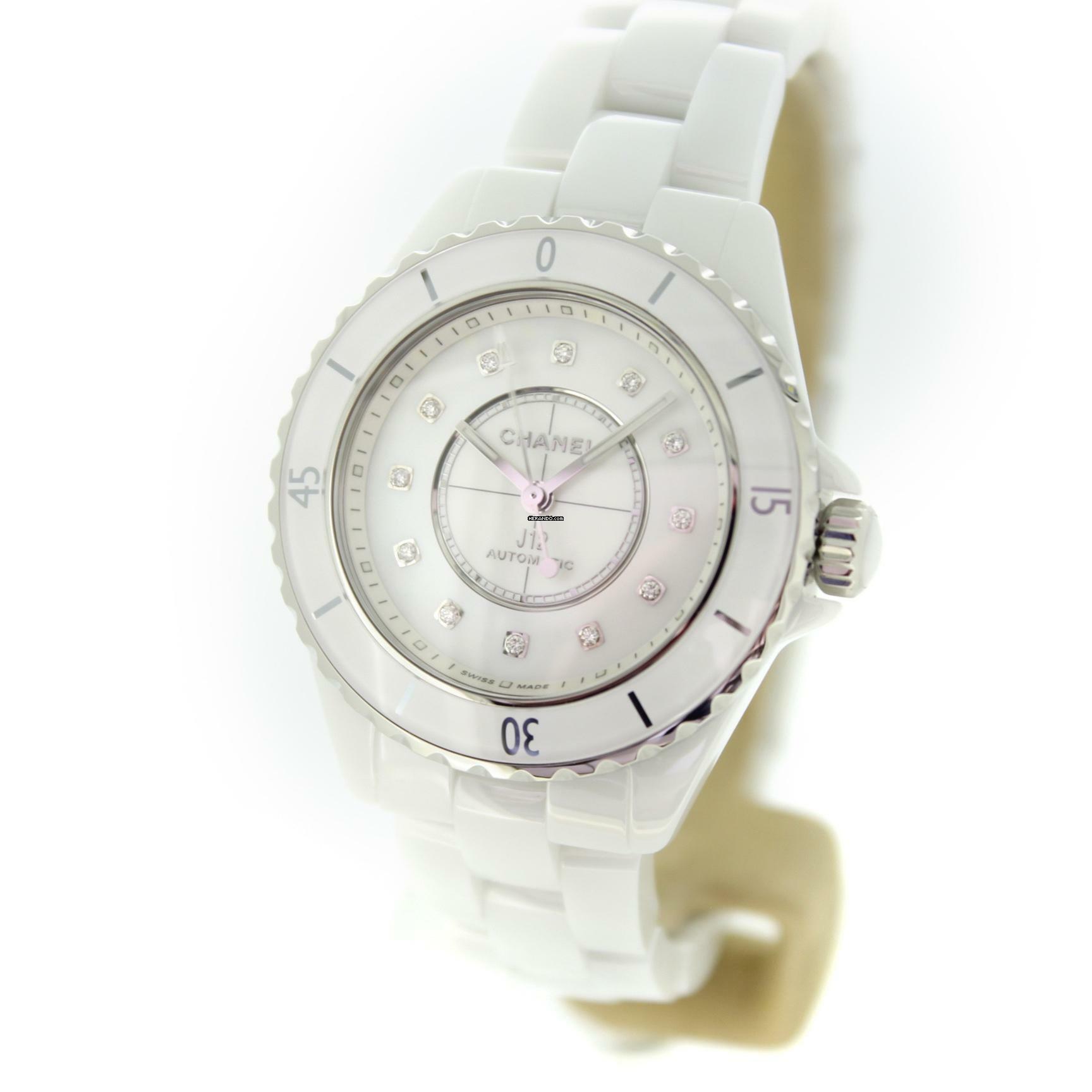 Thumbnail von Chanel J12 H9741 - 12.2 Caliber - Diamonds Automatic - 33mm Full Set