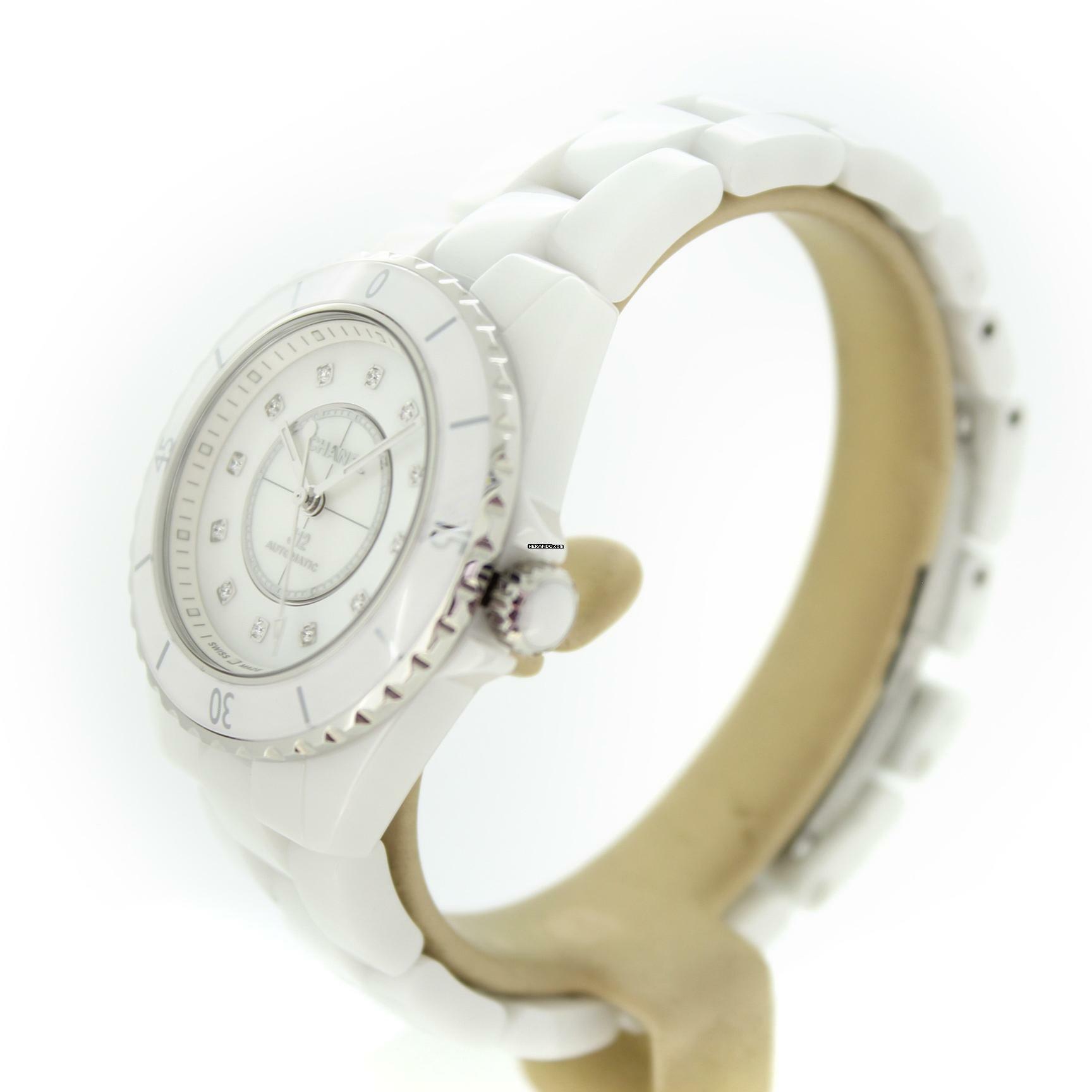 Thumbnail von Chanel J12 H9741 - 12.2 Caliber - Diamonds Automatic - 33mm Full Set