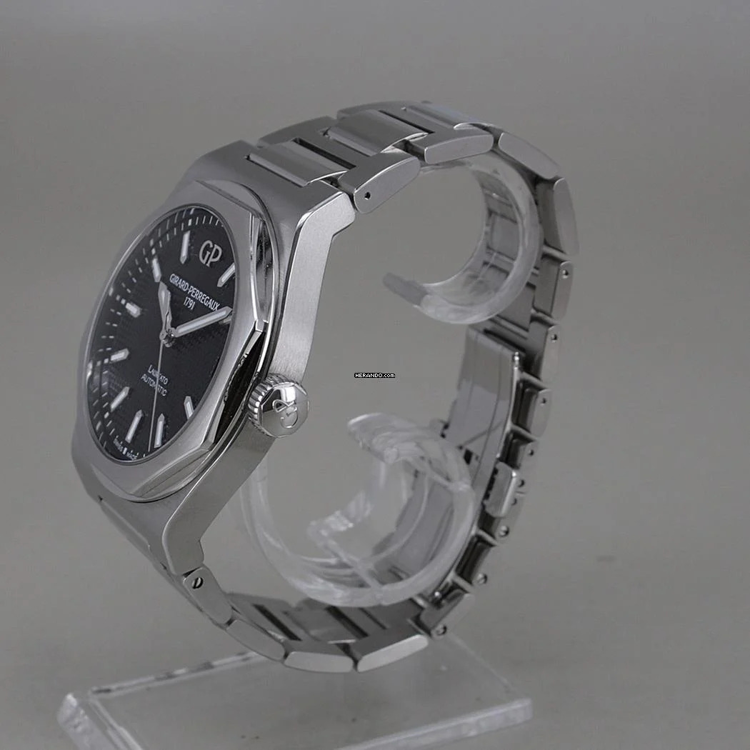 Thumbnail von Girard Perregaux Laureato Automatik Ø 42 mm Full Set Top Zustand