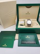 Thumbnail von Rolex Oyster Perpetual 36 Silver dial Top condition Full Set 2024 Austria
