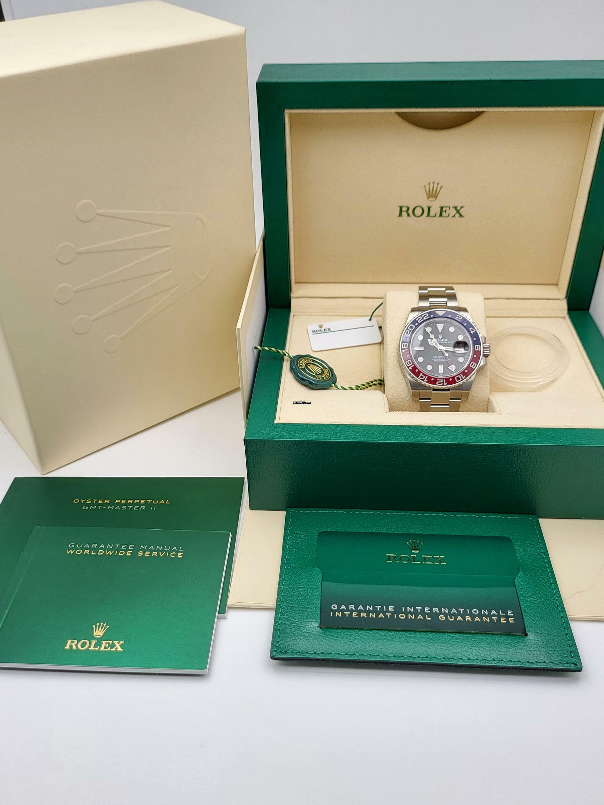 Thumbnail von Rolex GMT-Master II Pepsi unworn Full Set 2022 Lc Austria
