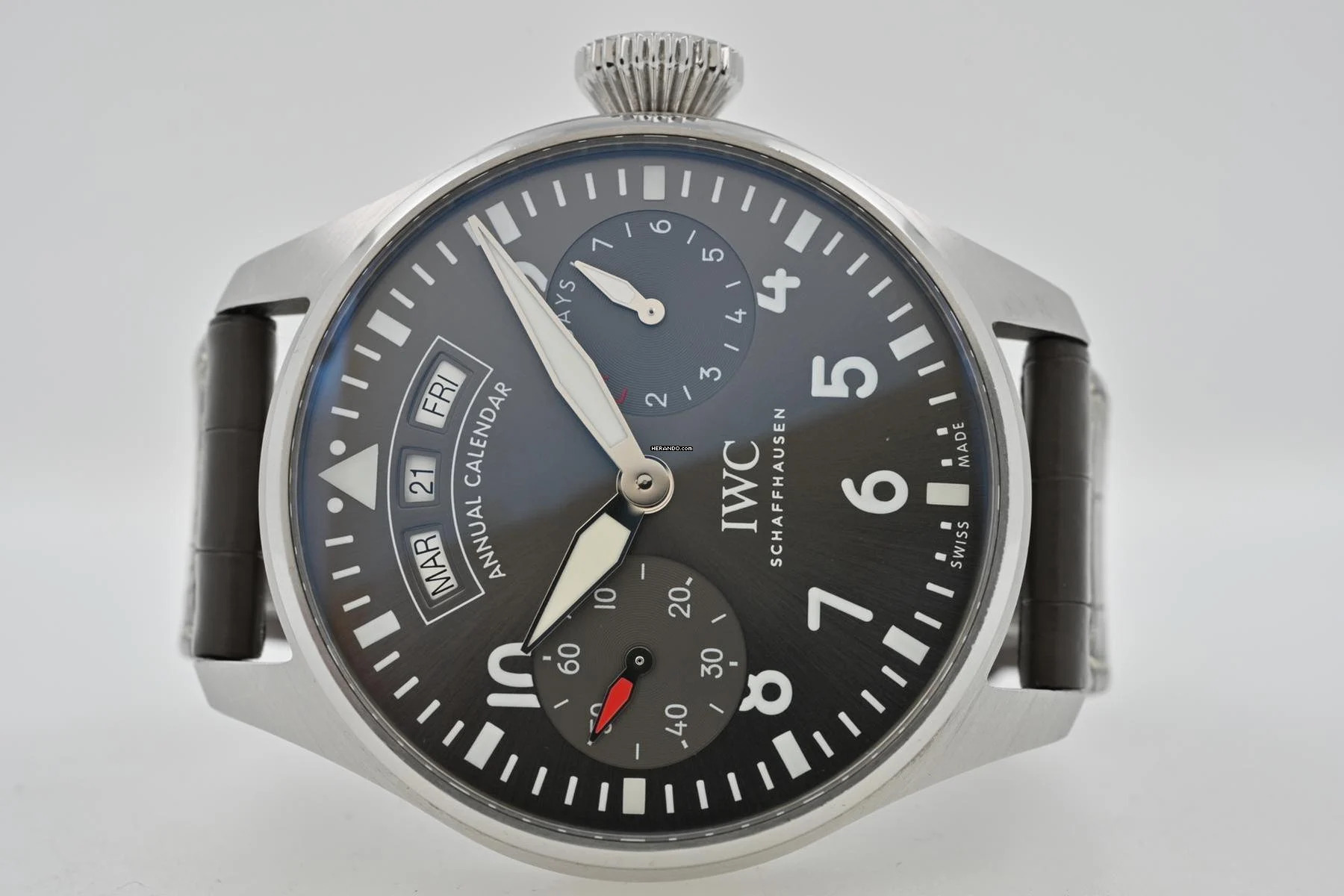  IWC Große Fliegeruhr Big Pilot Jahreskalender Annual Calendar Spitfire IW502702 