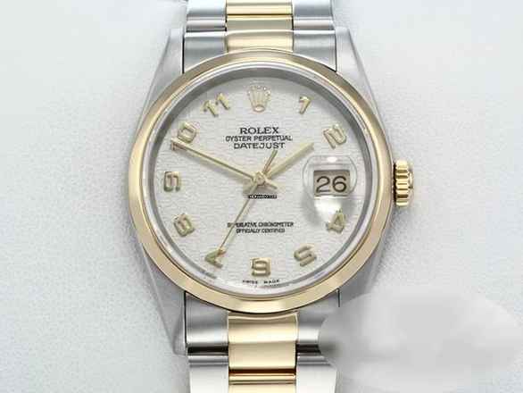  Rolex Datejust 36 36mm 16203 Stahl Gelbgold 750 Automatik Stainless Steel 18kt Yellow Gold Oyster-band Chronometer 