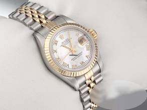 Thumbnail von Rolex Lady-Datejust Edelstahl Gelbgold 750 Perlmutt Automatik Gold Stahl Damen