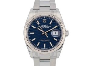 Thumbnail von Rolex Datejust 36 126234 Blue Motif New Stickers