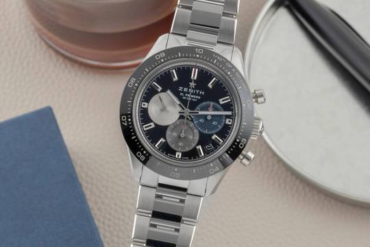  Zenith Chronomaster Sport Chronograph Stahl Automatik Ref. 03.3100.3600/21.M3100 B&P 