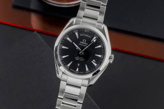  Omega Seamaster Aqua Terra 150M Day-Date Ref. 231.10.42.22.01.001 B&P 2015 