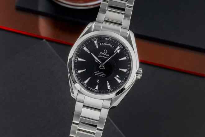  Omega Seamaster Aqua Terra 150M Day-Date Ref. 231.10.42.22.01.001 B&P 2015 
