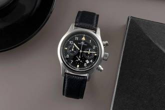 Thumbnail von IWC Fliegeruhr Chronograph Pilot Chronograph Edelstahl Mechaquartz Herrenuhr Edelstahl Ref. IW374101