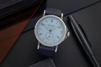 Thumbnail von NOMOS Ahoi Neomatik 38 Datum Sky Stahl Automatik Ref. 526 B&P