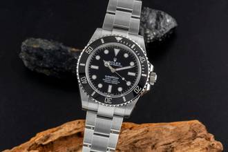 Thumbnail von Rolex Submariner (No Date) Edelstahl Automatik Herrenuhr Ref. 124060 B&P 2022