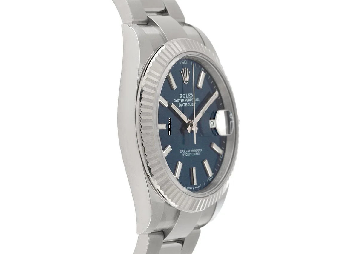 Thumbnail von Rolex Datejust 41 Ref.126334 2022 Full Set wie Neu Datejust Stahl 18kt Weißgold