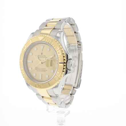  Rolex Yacht-Master 40 Steel Gold Rehaut Champagne Dial 