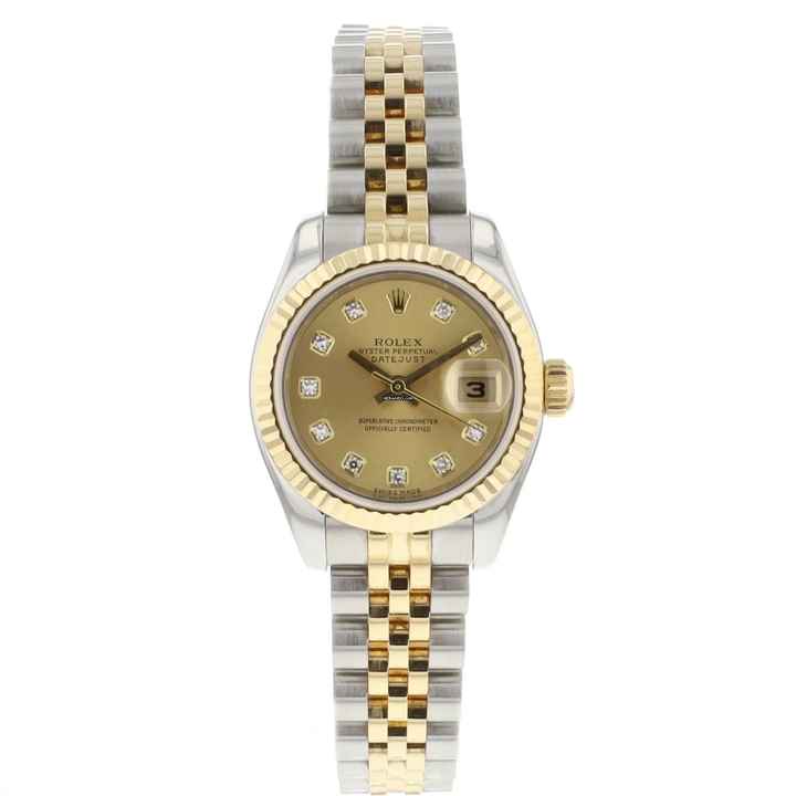  Rolex Lady-Datejust 26 Jubilee Steel/Gold Diamond Dial 