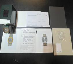 Thumbnail von Audemars Piguet Royal Oak Jumbo AP EXTRACT and AP SERVICEBOX - SEALD - RARE COLLECTOR´S ITEM