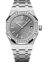 Thumbnail von Audemars Piguet Royal Oak Diamond Bezel - Grey - New - Fullset - 2024