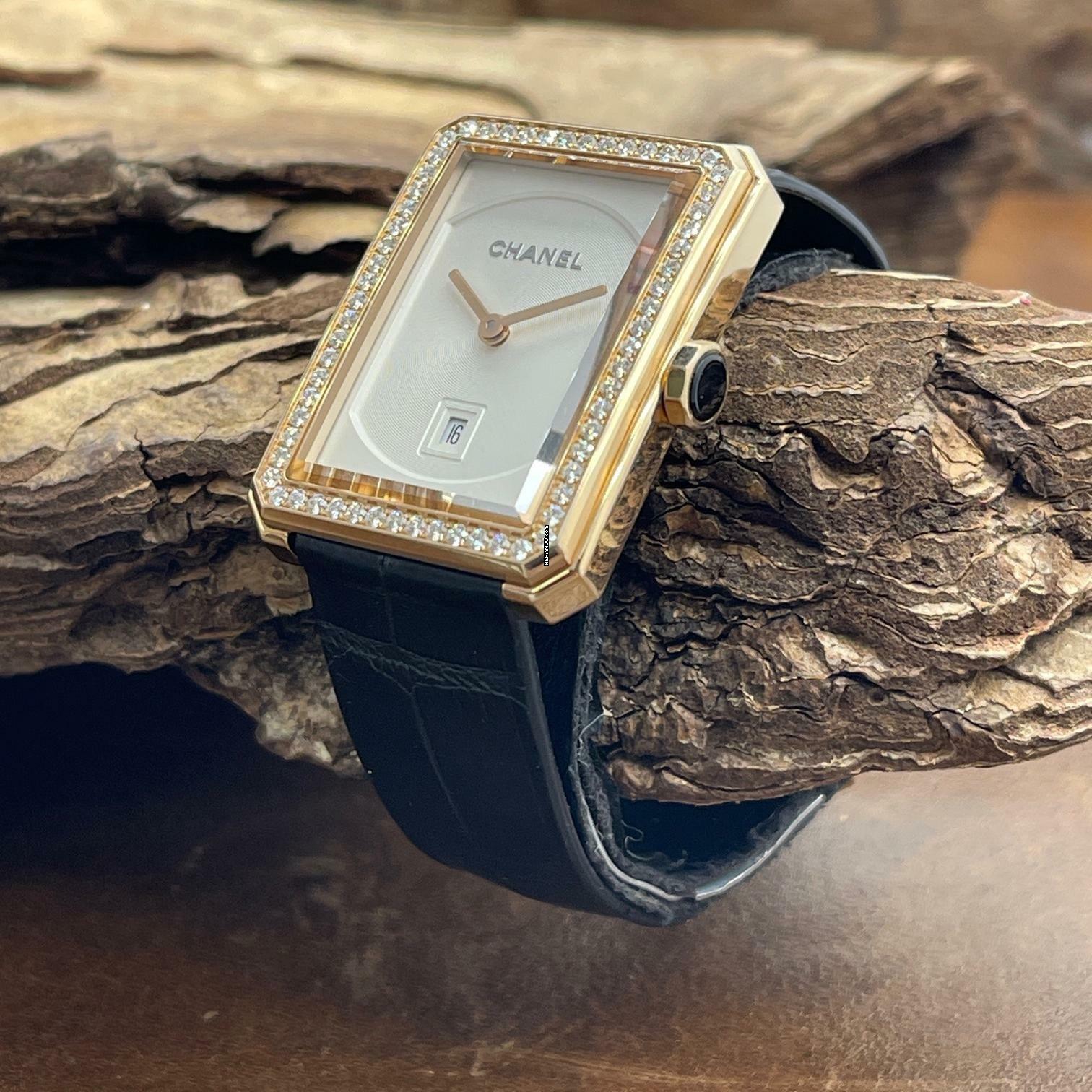 Thumbnail von Chanel Boy-Friend Boy-Friend Roségold Diamond - NEUWARE - FULLSET 2023 - Ref. H4469