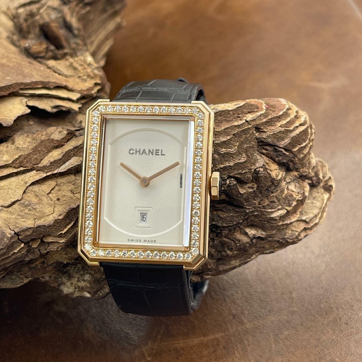 Thumbnail von Chanel Boy-Friend Boy-Friend Roségold Diamond - NEUWARE - FULLSET 2023 - Ref. H4469