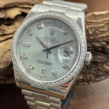 Thumbnail von Rolex Day-Date 36 Day-Date I 36 Platin ICEBLUE Diamond - Ref. 118346