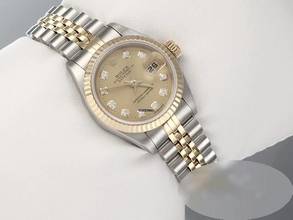 Thumbnail von Rolex Lady-Datejust Edelstahl Gelbgold 750 Diamanten Automatik Gold Stahl Damen