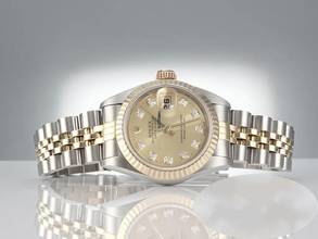Thumbnail von Rolex Lady-Datejust Edelstahl Gelbgold 750 Diamanten Automatik Gold Stahl Damen