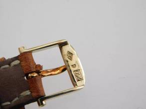 Thumbnail von Blancpain Villeret 18 Kt Gelbgold Villeret Damenuhr Vollkalender Mondphase wie Neu 26mm mit original Band und 18 Kt Schließe Diamantzifferblatt