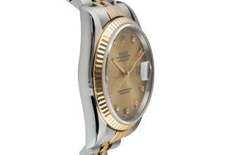 Thumbnail von Rolex Datejust 36 Stahl / Gold Diamond Dial Automatik Herren Ref. 16233 S-Serie