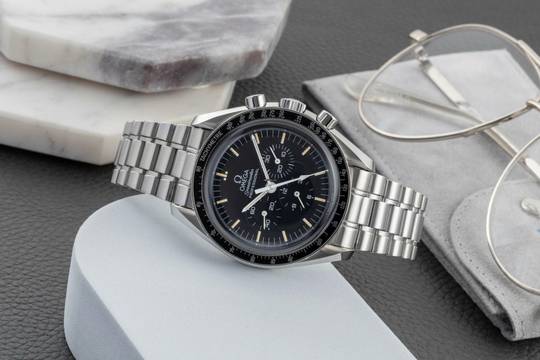  Omega Speedmaster Professional Moonwatch Chronograph Stahl Handaufzug Ref. 3590.50.00 B&P 