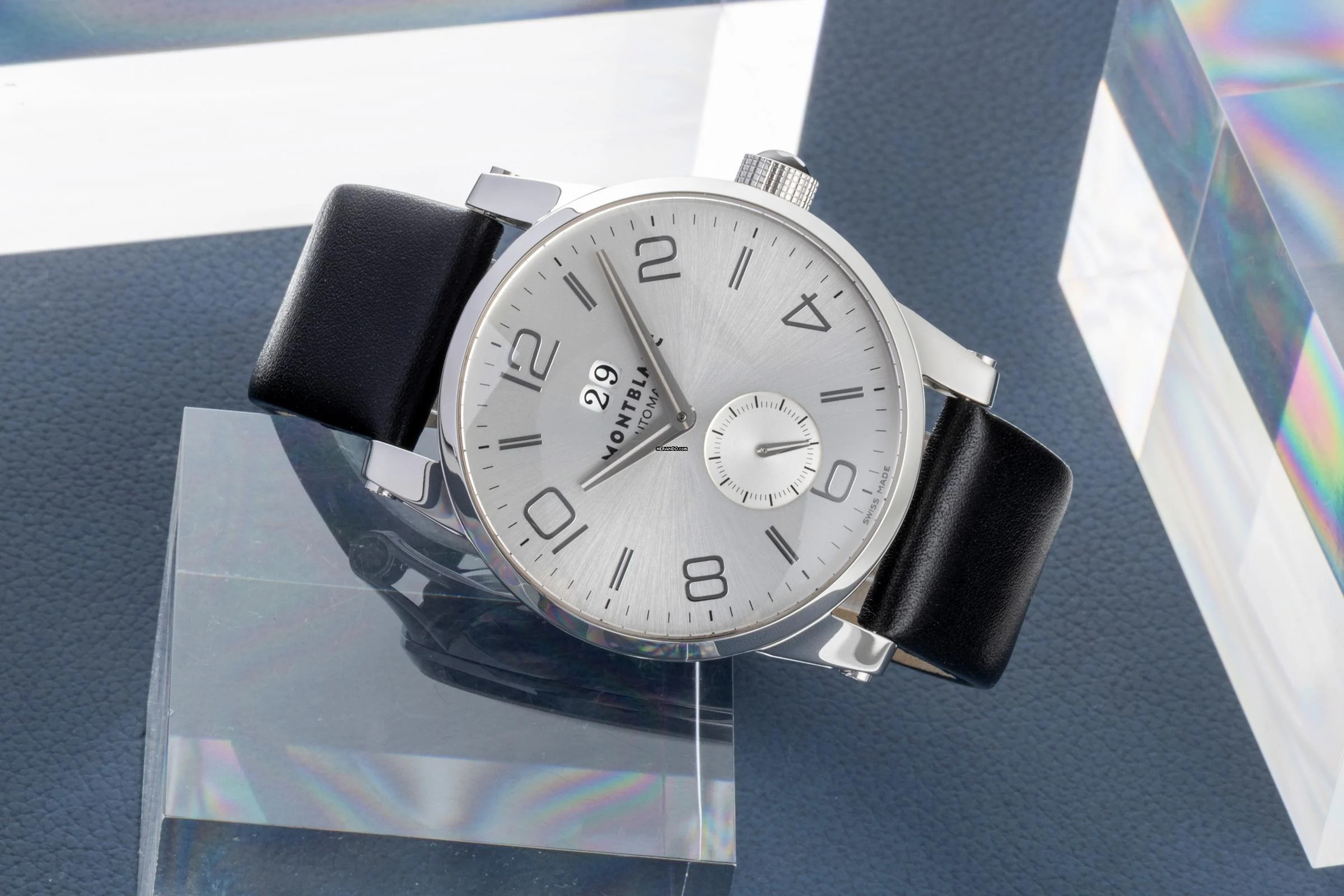 Thumbnail von Montblanc Timewalker Big Date Edelstahl Automatik Herrenuhr Ref. 7050 B&P