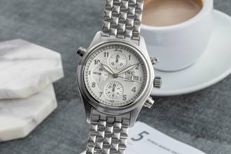 Thumbnail von IWC Fliegeruhr Doppelchronograph Flieger Doppelchronograph Edelstahl Automatik Rattrapante Ref. IW371301 Box