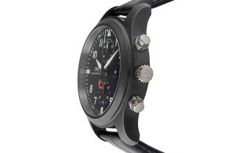 Thumbnail von IWC Fliegeruhr Chronograph Top Gun Pilot Chronograph Top Gun Keramik Automatik Herrenuhr Ref. IW388001 B&P