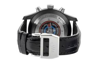 Thumbnail von IWC Fliegeruhr Chronograph Top Gun Pilot Chronograph Top Gun Keramik Automatik Herrenuhr Ref. IW388001 B&P