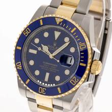 Thumbnail von Rolex Submariner Date 41 Steel Gold Blue – 126613lb – like NEW – 2022 Full Set Lc100