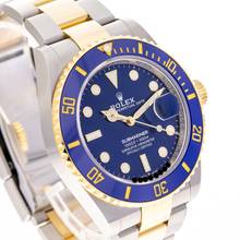 Thumbnail von Rolex Submariner Date 41 Steel Gold Blue – 126613lb – like NEW – 2022 Full Set Lc100